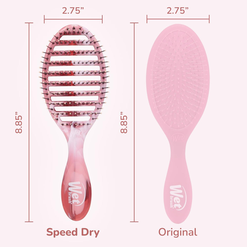 Wet Brush Speed Dry ergonomic handle for comfortable styling