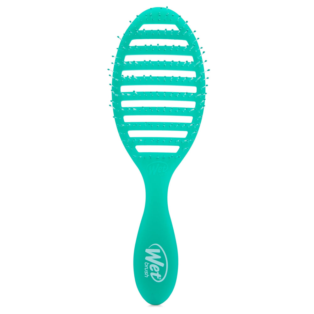 Wet Brush Speed Dry Green Juice bottle, summer edition for quick styling