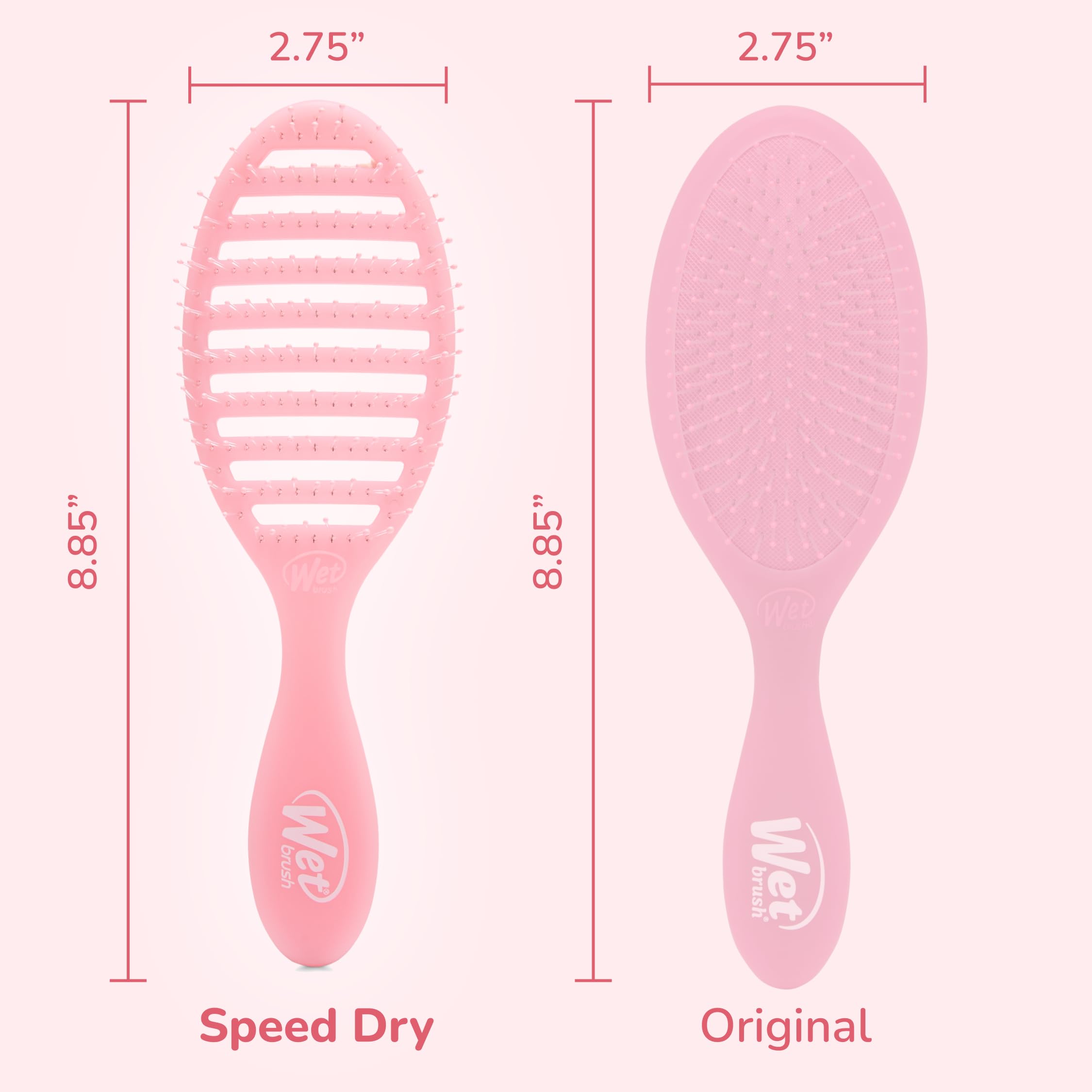Detangling session with Wet Brush Speed Dry Hair Brush