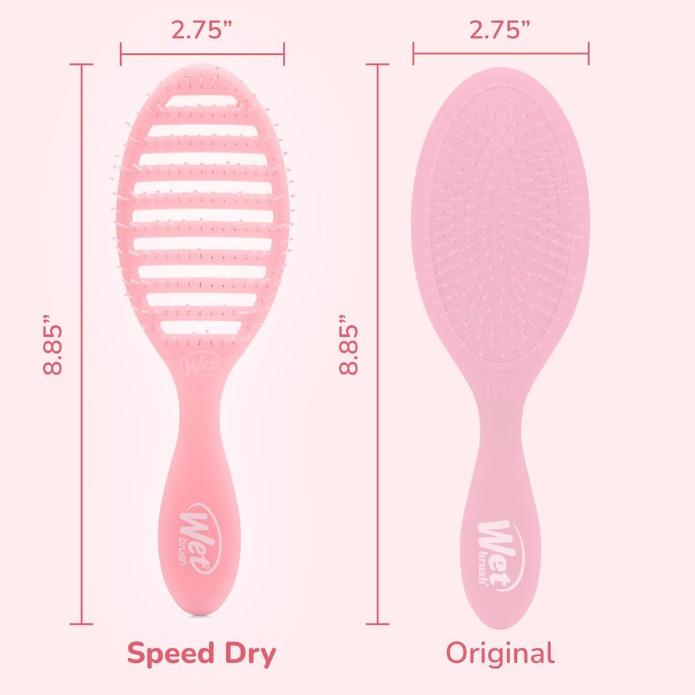 Detangling session with Wet Brush Speed Dry Hair Brush
