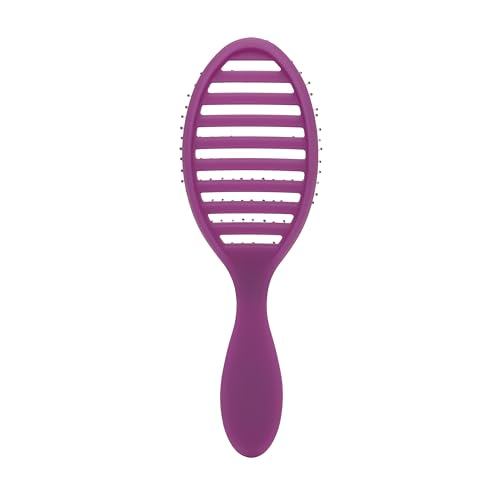 Wet Brush Speed Dry HeatFlex bristles gently detangle while styling