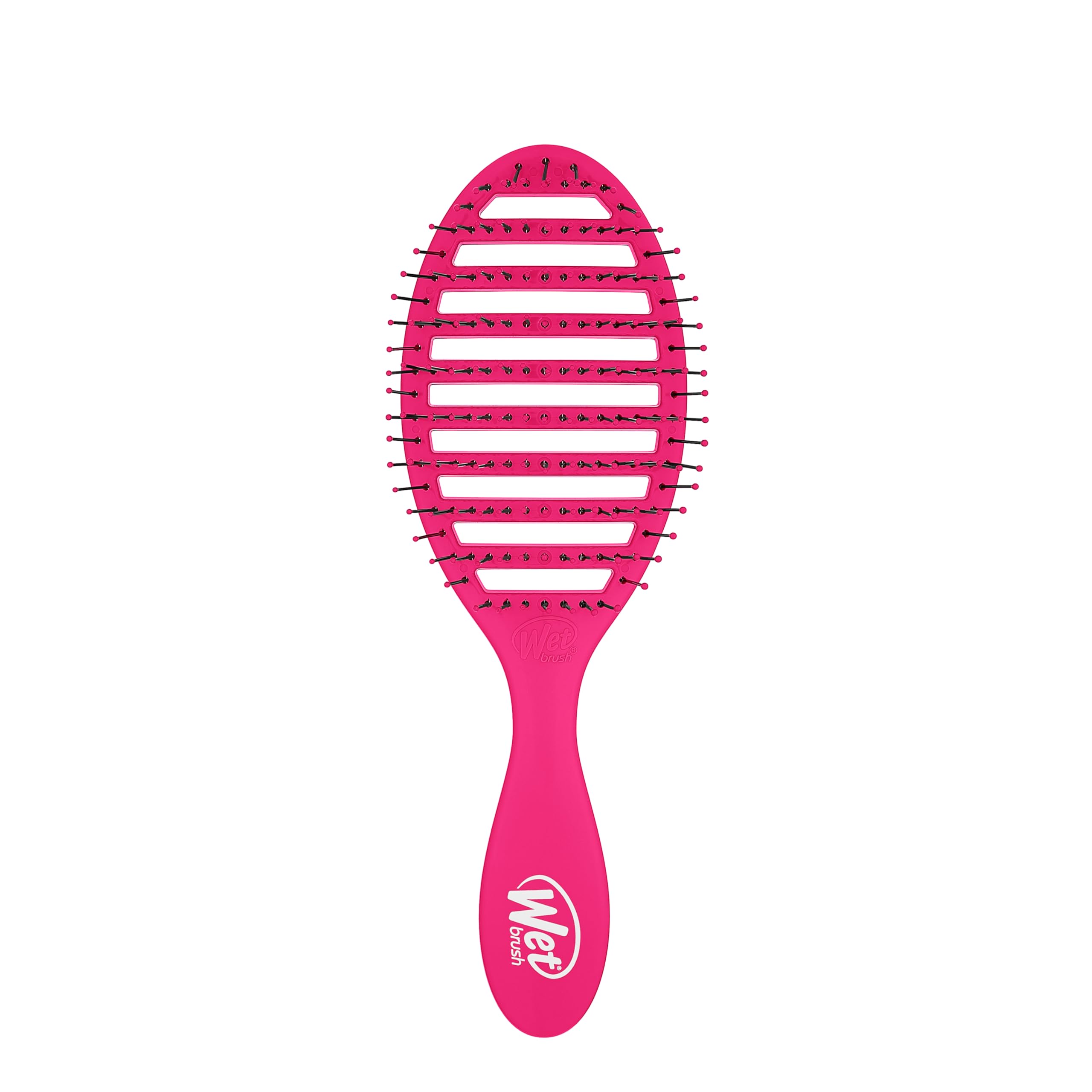 Wet Brush Speed Dry pink vented design eases knotting during blow-drying