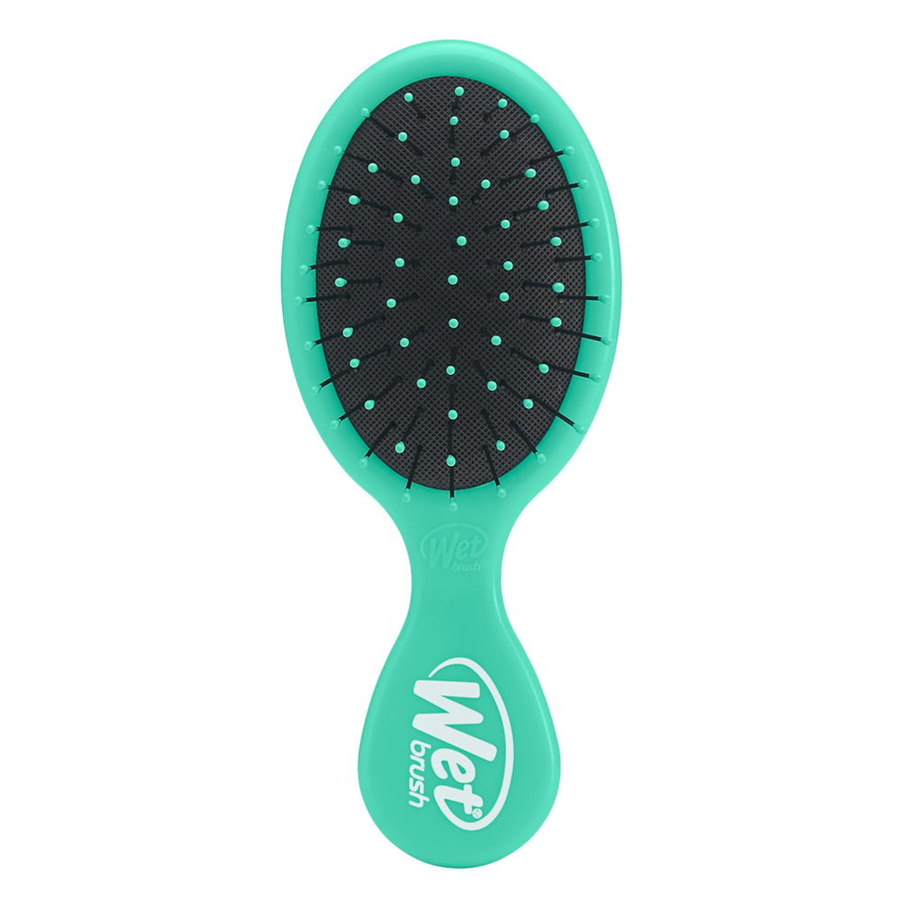 Wet Brush Squirt Mini Detangler Aqua on-the-go knot removal without pulling.
