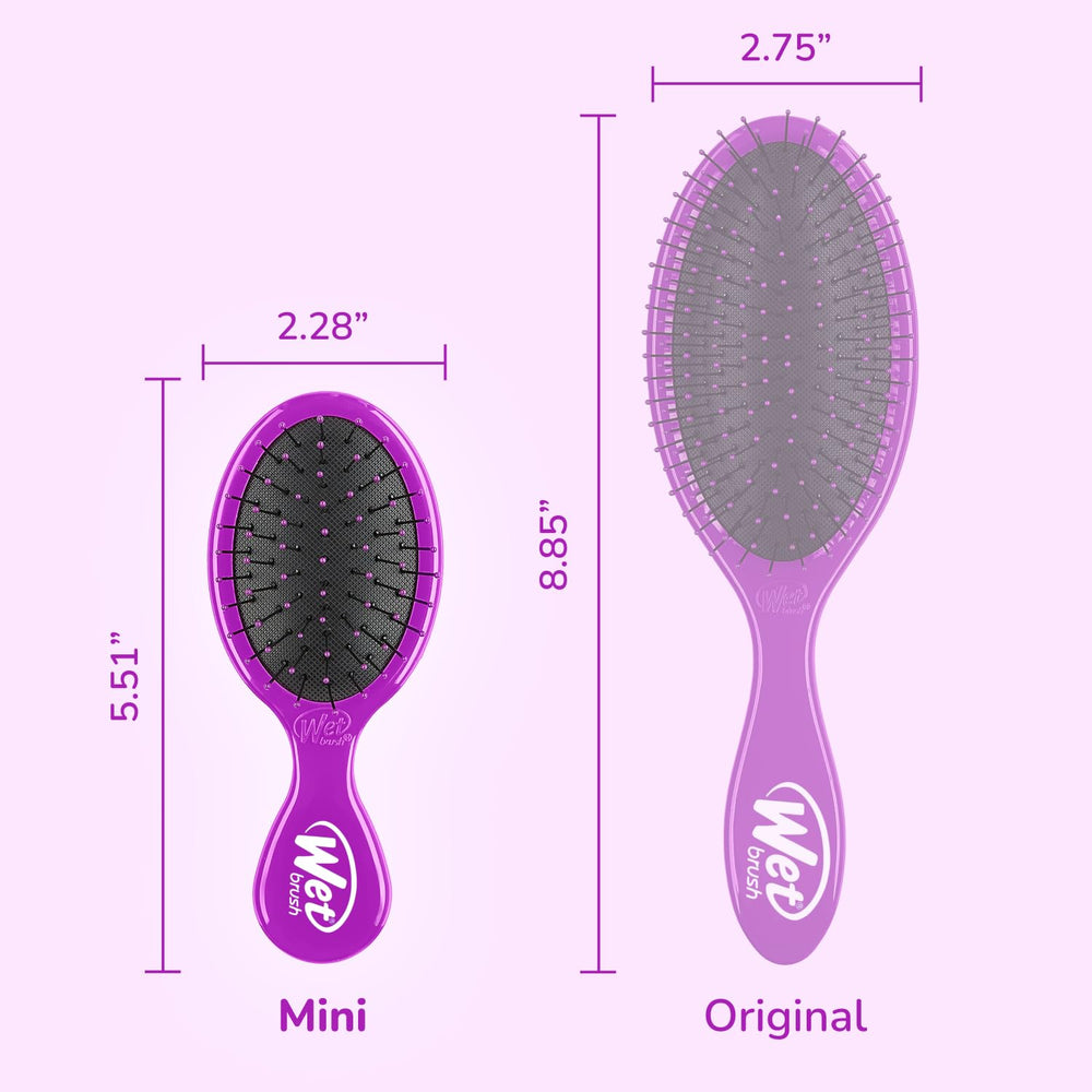 Wet Brush Squirt purple front view gentle detangling for all hair types