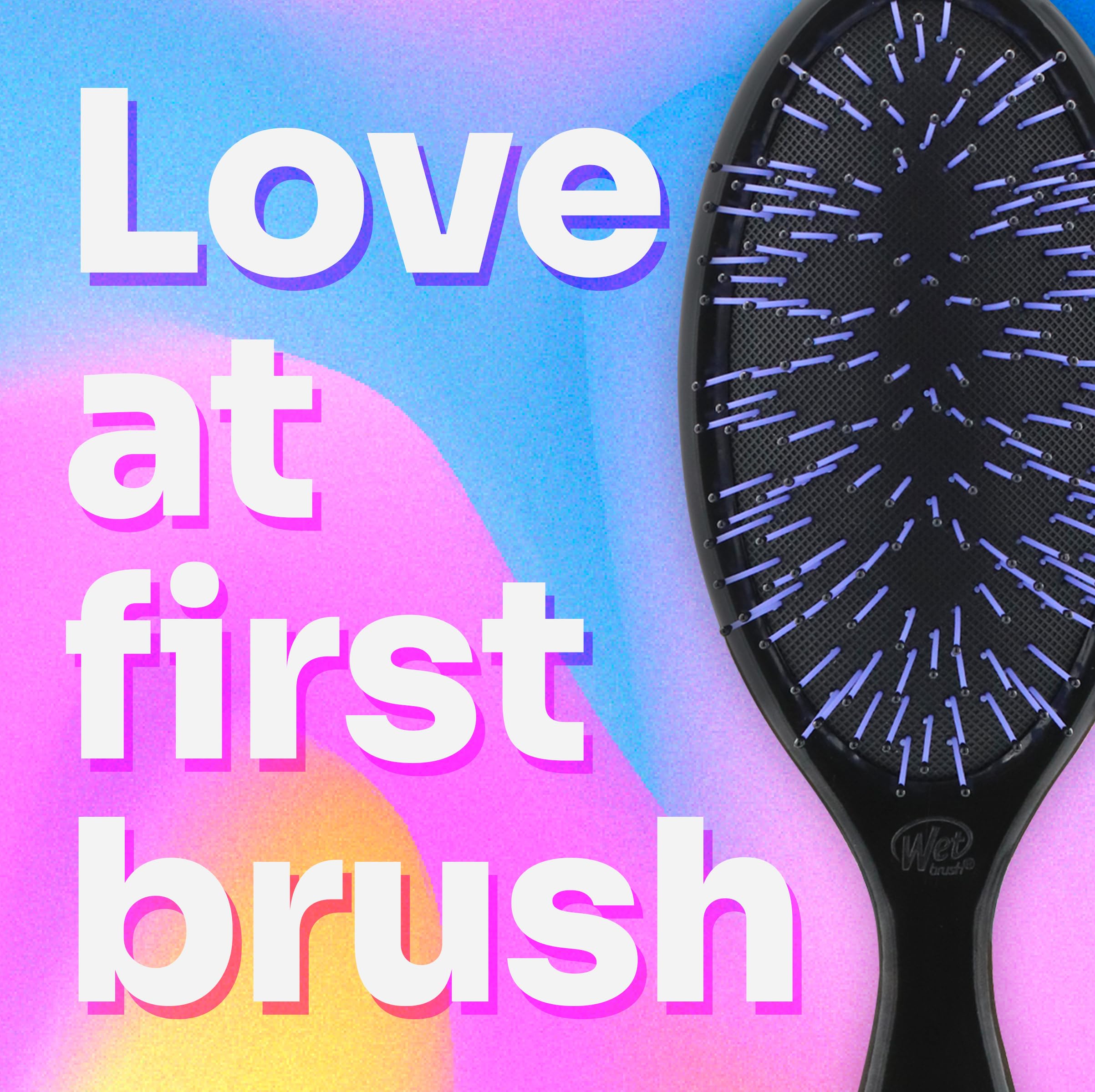 Wet Brush Thick Hair after-use – hair looks smooth and salon-worthy.