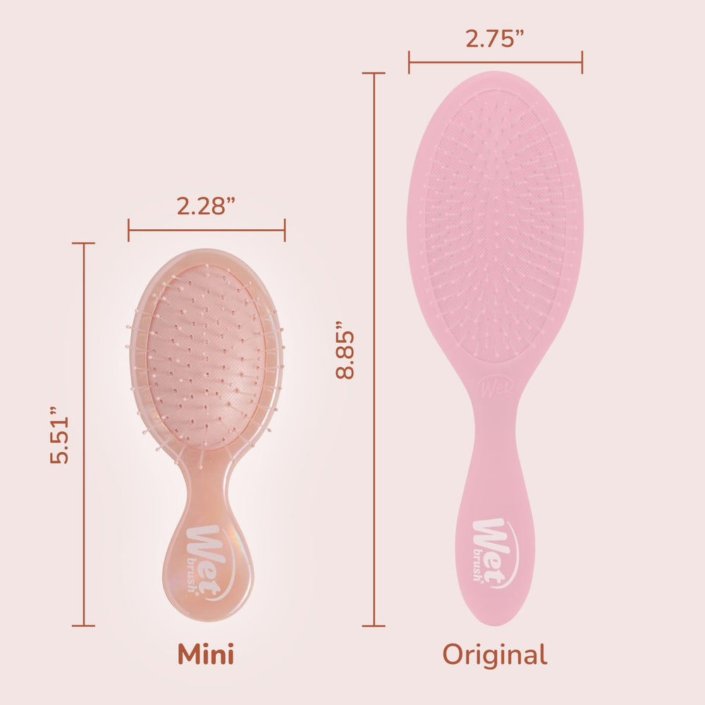 Wet Brush Travel-friendly compact size fits purses and gym bags