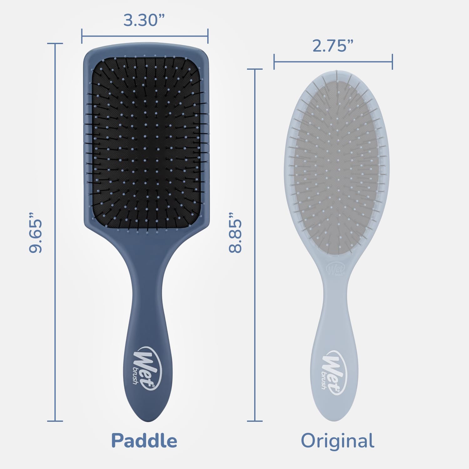 Brush ideal for applying hair masks during routines