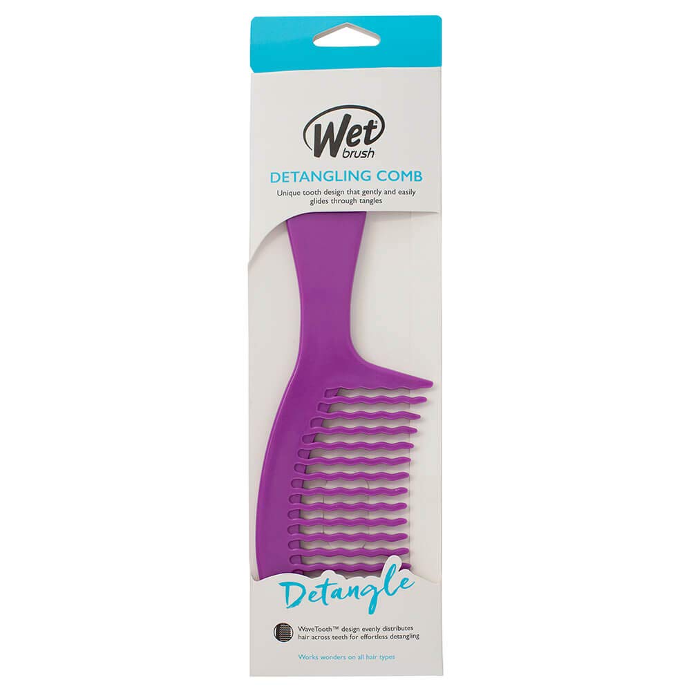 Wet Brush WaveTooth design shown for even detangling across strands.
