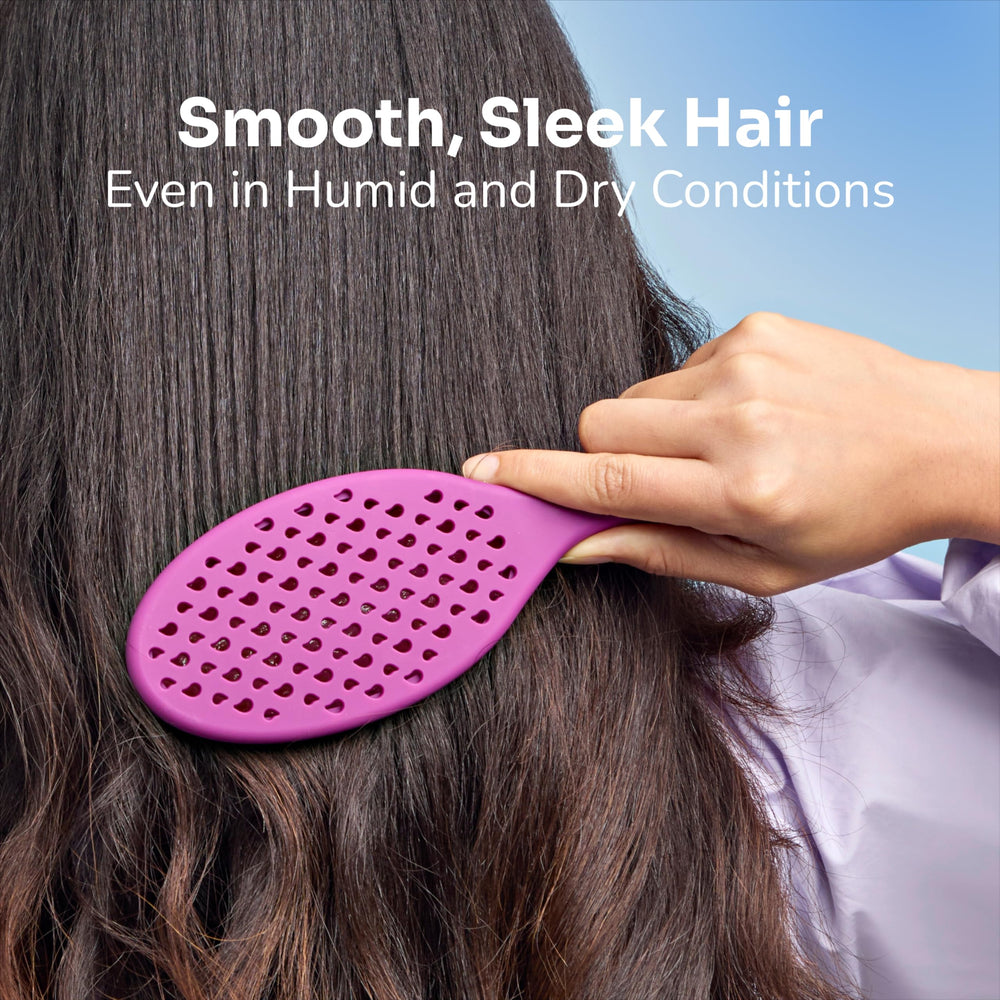 Wet Brush weather-proof hair confidence during humidity and rain.