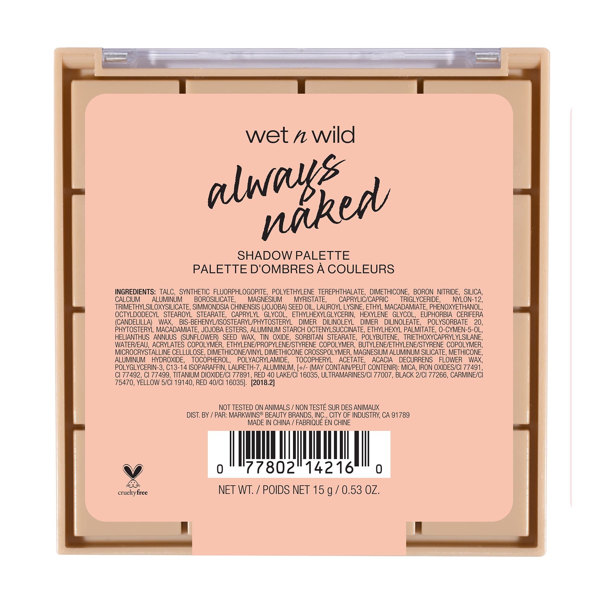 wet n wild Always Naked Palette: tonos nude fríos que añaden profundidad