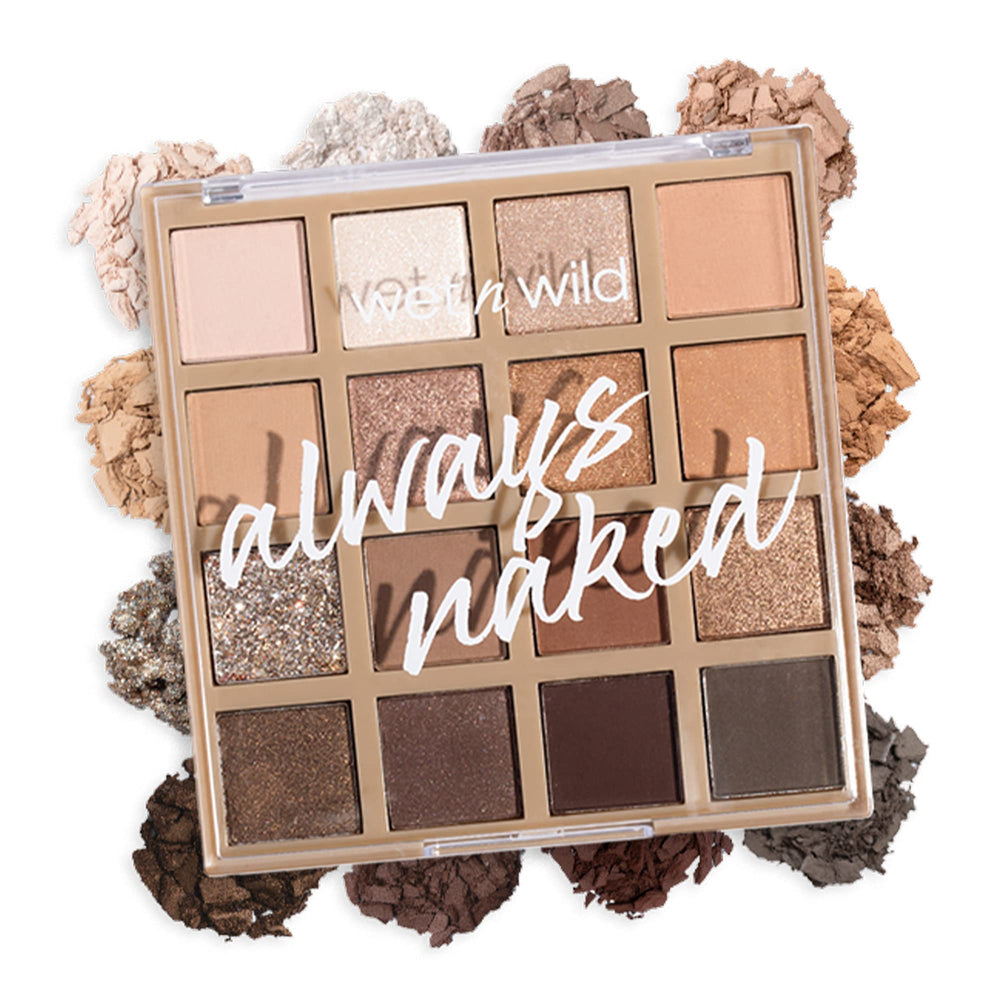 wet n wild Always Naked Palette: sombras nude mate para look diario suave