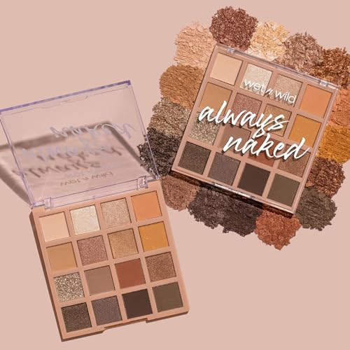 wet n wild Always Naked Palette: sombras nude con brillo para realzar destellos