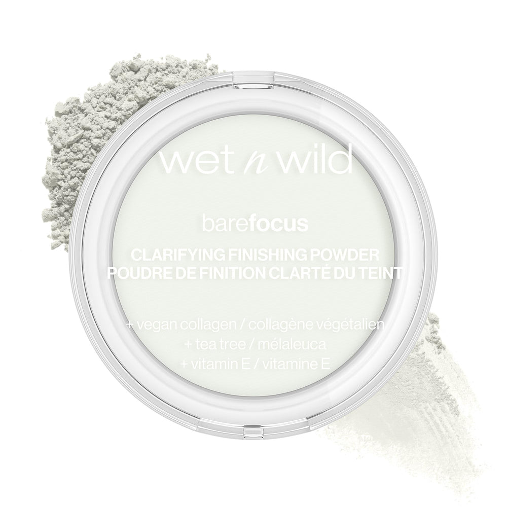 Wet n Wild Bare Focus Clarifying Finishing Powder compact for a matte finish.