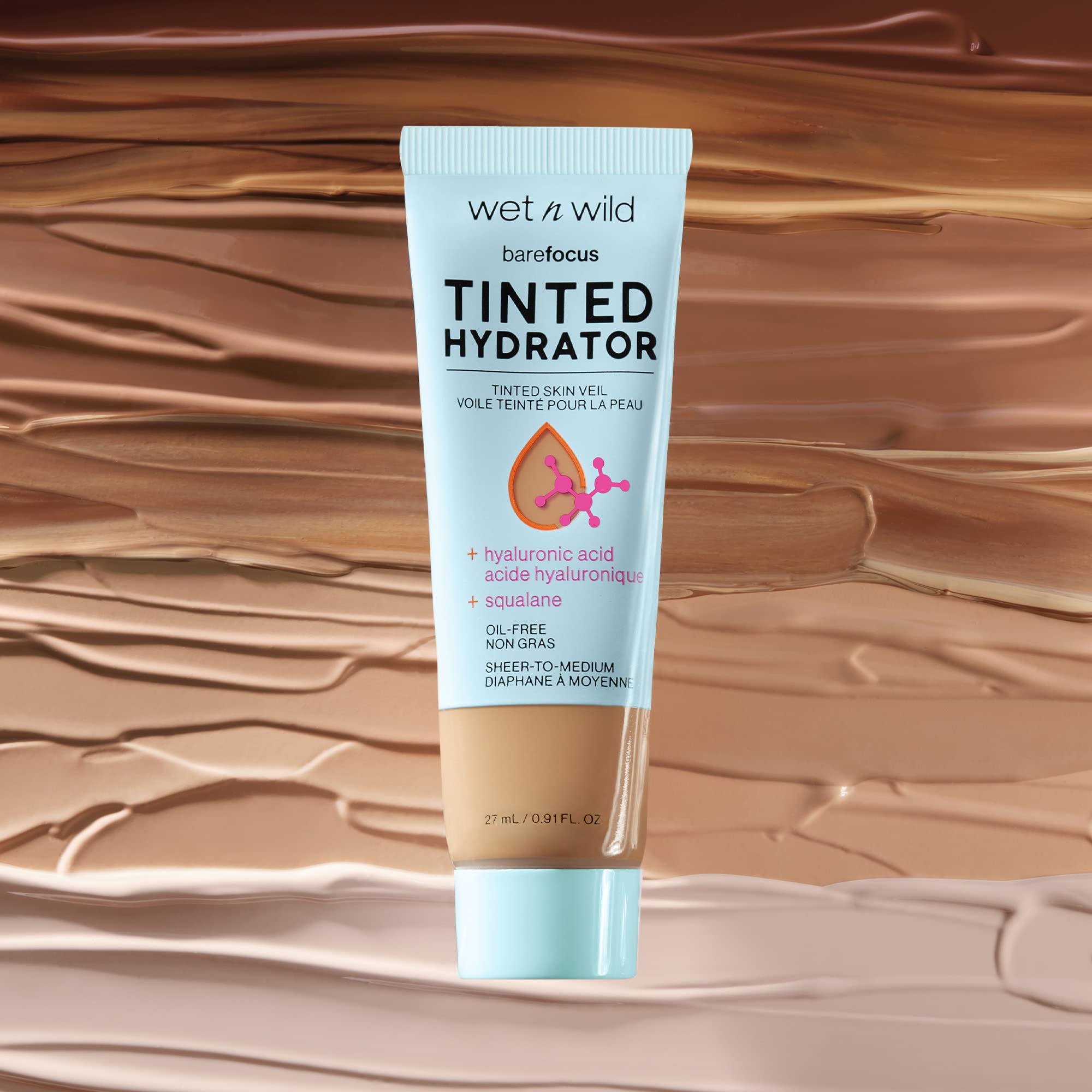 wet n wild Bare Focus Tinted Hydrator porcelain swatch showing natural glow.
