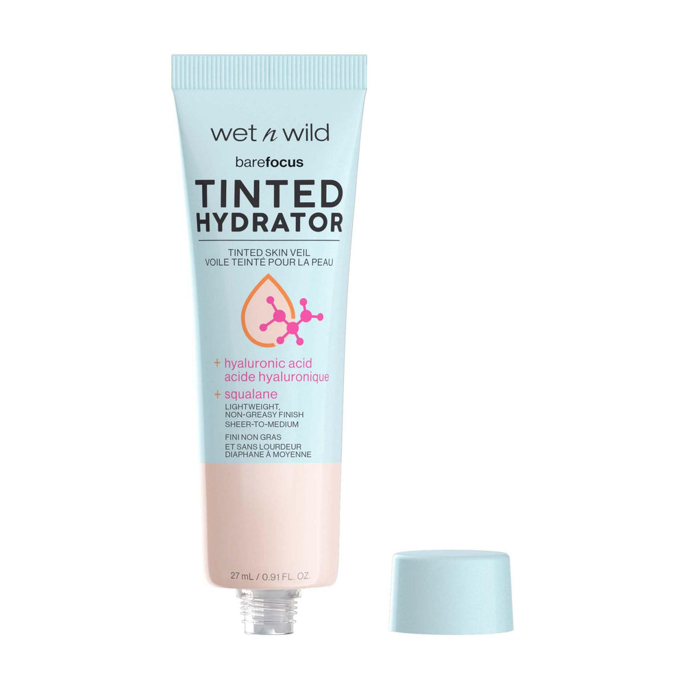 wet n wild Bare Focus Tinted Hydrator swirled for buildable coverage.