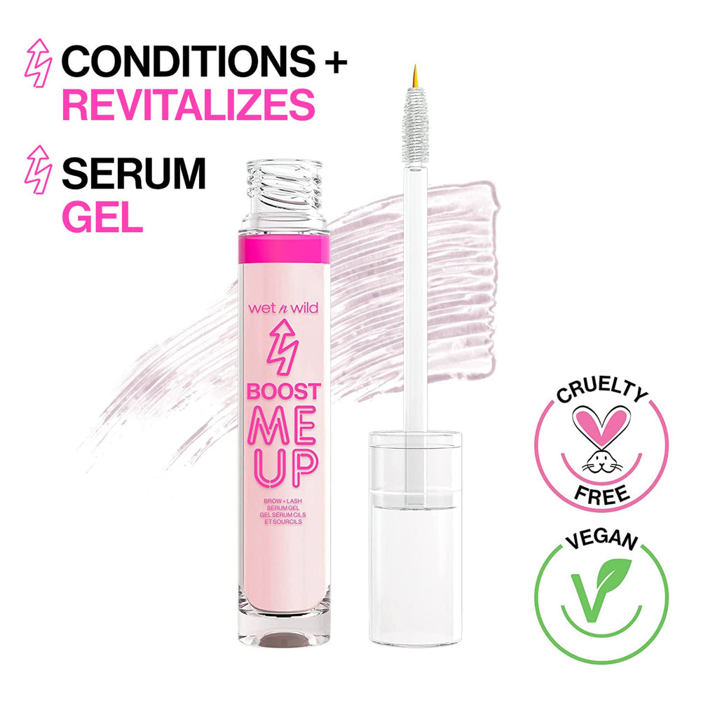 Cejas y pestanas naturales tras aplicar Boost Me Up.