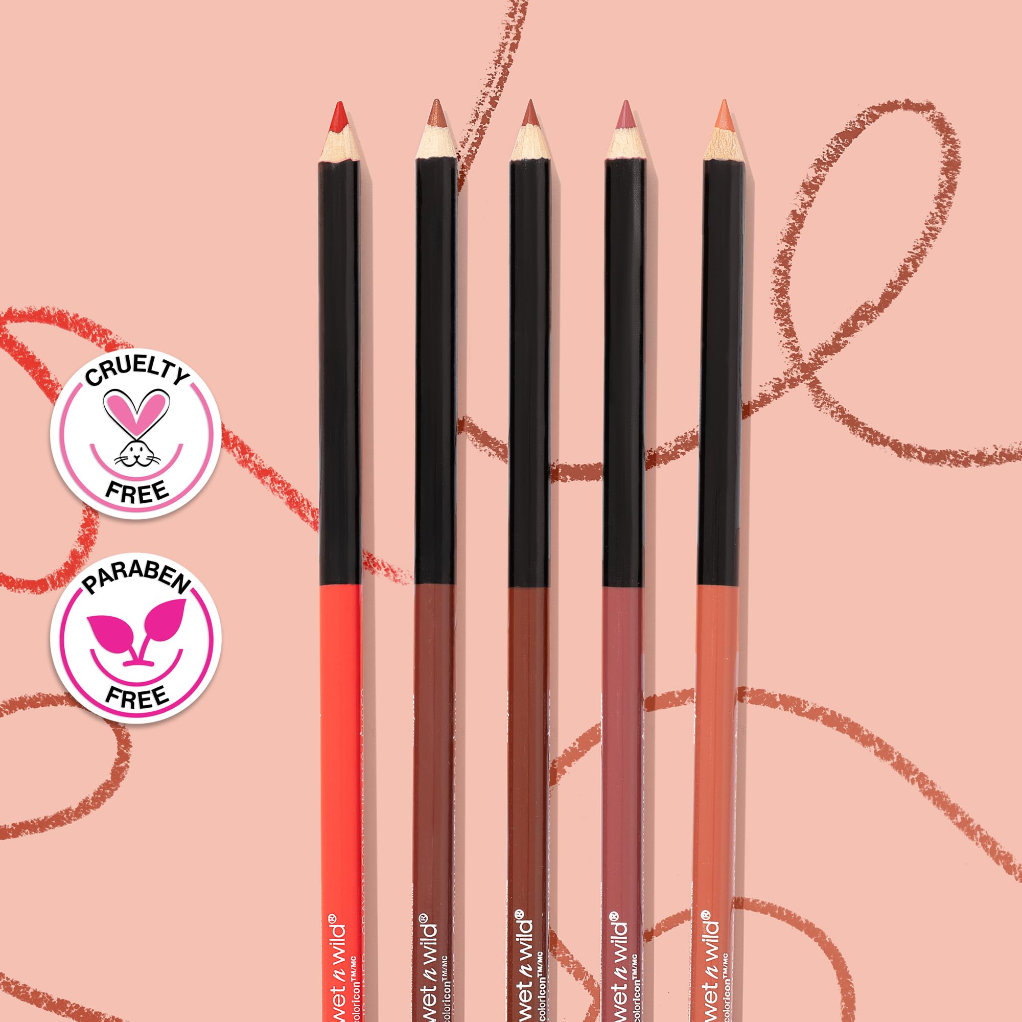 Wet n Wild Brandy Wine lip liner creamy formula emphasizes silky glide
