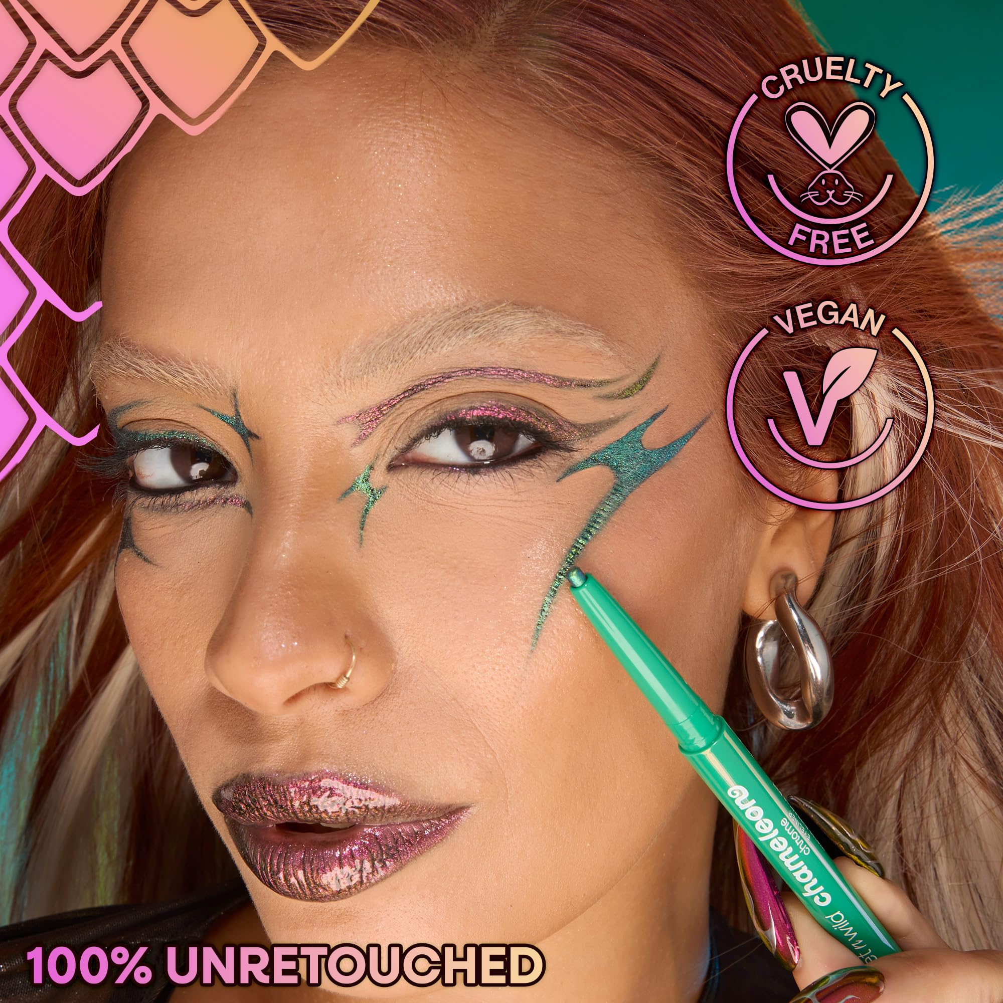 wet n wild Chameleon Chrome Eyeliner cruelty-free vegan formula in ethical beauty