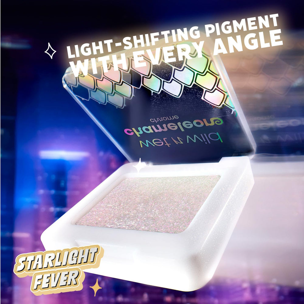wet n wild Chameleon Chrome Eyeshadow Starlight Fever silky texture enables easy blending