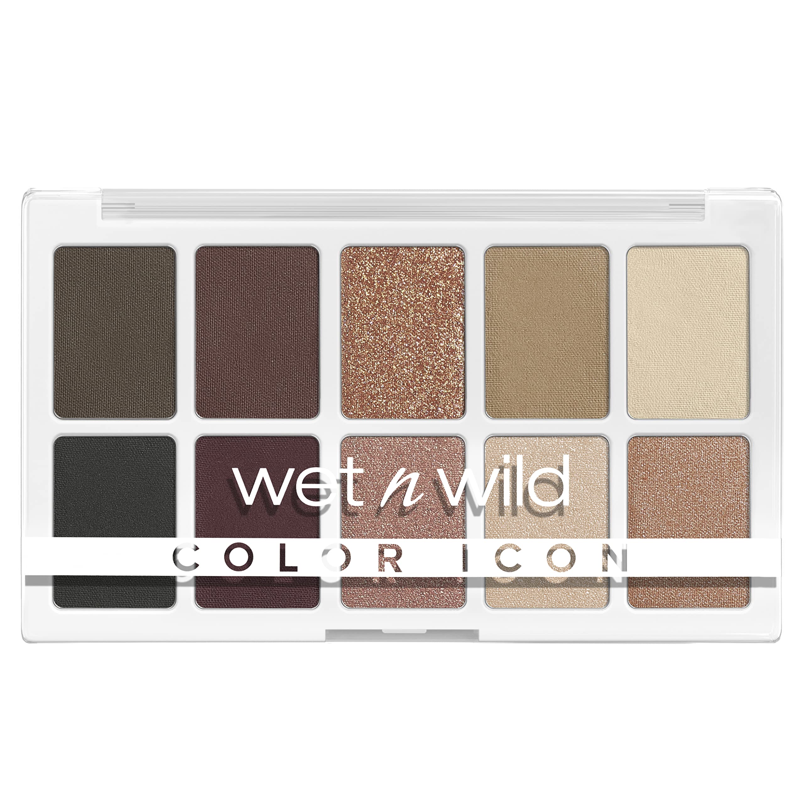 Wet n Wild Color Icon 10-Pan Palette day-to-night looks with rich pigment payoff.