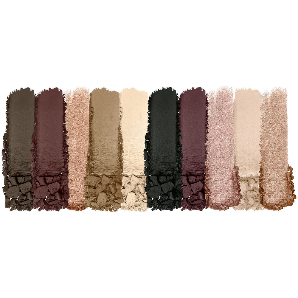 Wet n Wild Color Icon 10-Pan Palette matte neutrals closeup for easy seamless blending.