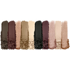 Wet n Wild Color Icon 10-Pan Palette matte neutrals closeup for easy seamless blending.