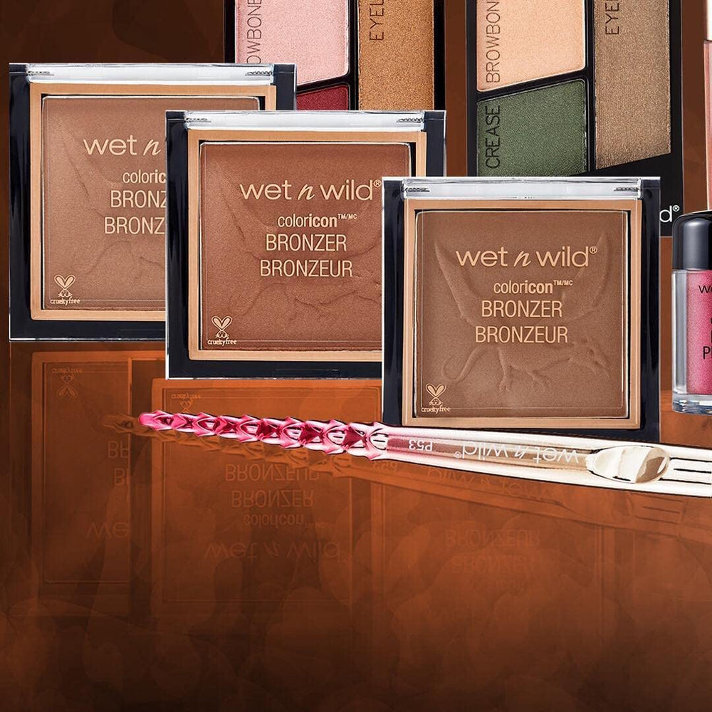 wet n wild Color Icon Bronzer Ticket to Brazil long-wearing finish stays through the day
