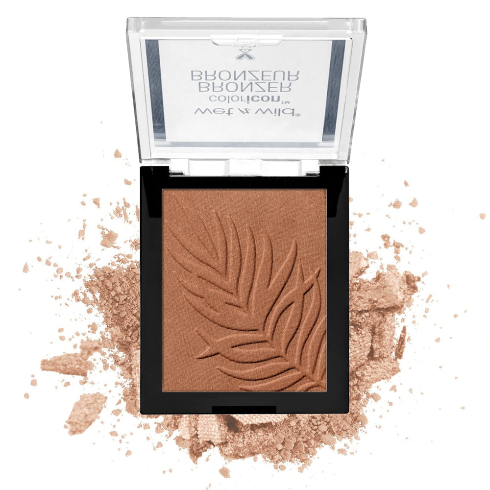 wet n wild Color Icon Bronzer What Shady Beaches gel-texture swatch for smooth application.