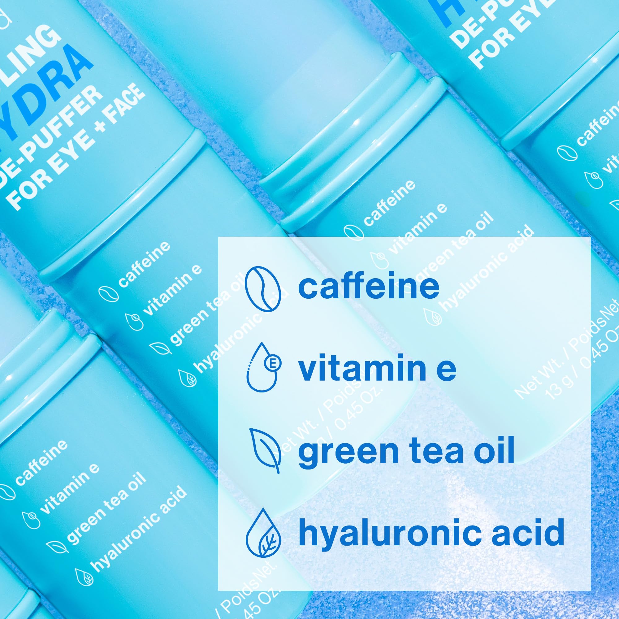 Wet n Wild Cooling Hydra De-Puffer travel stick for on-the-go refreshment.