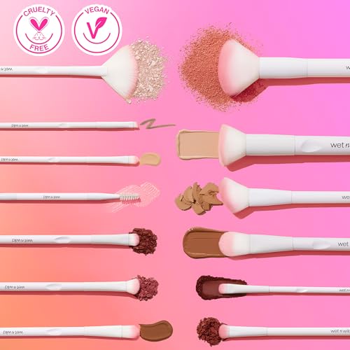 Wet n Wild foundation brush holds formula without absorption for efficient use.