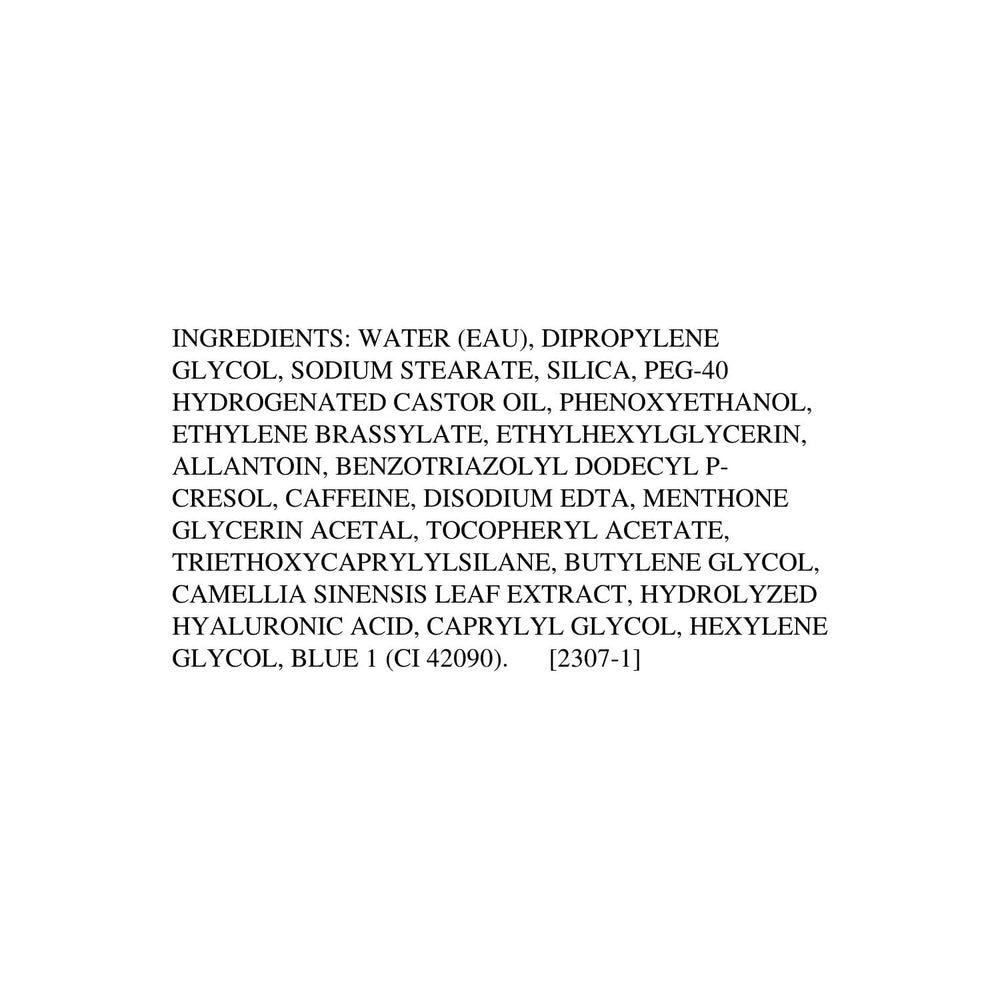 Wet n Wild Cooling Hydra De-Puffer texture shown for smooth glide onto skin.