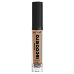 Wet n Wild Incognito Matte Concealer bottle showing long-lasting wear and smooth application.