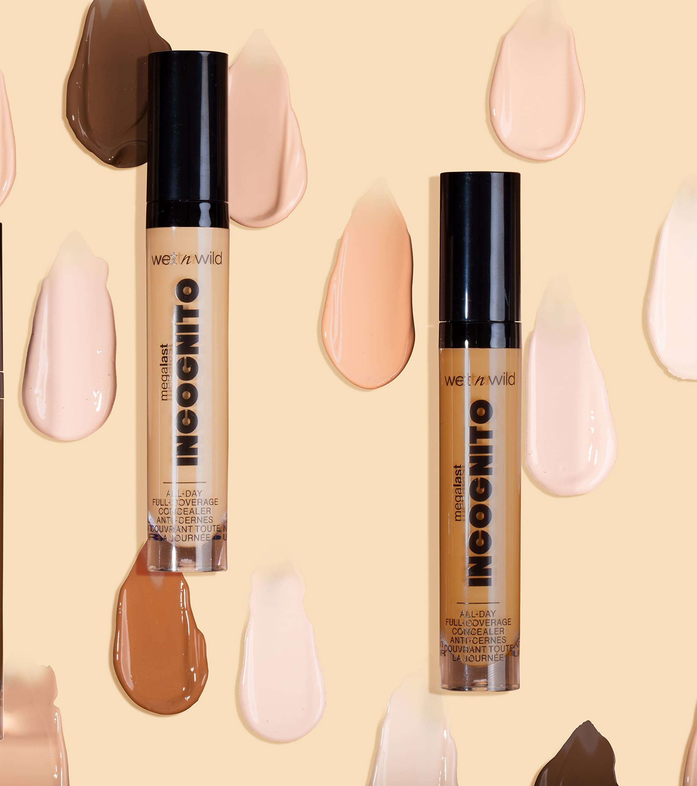 Close-up of Incognito matte concealer texture delivering a soft matte finish.