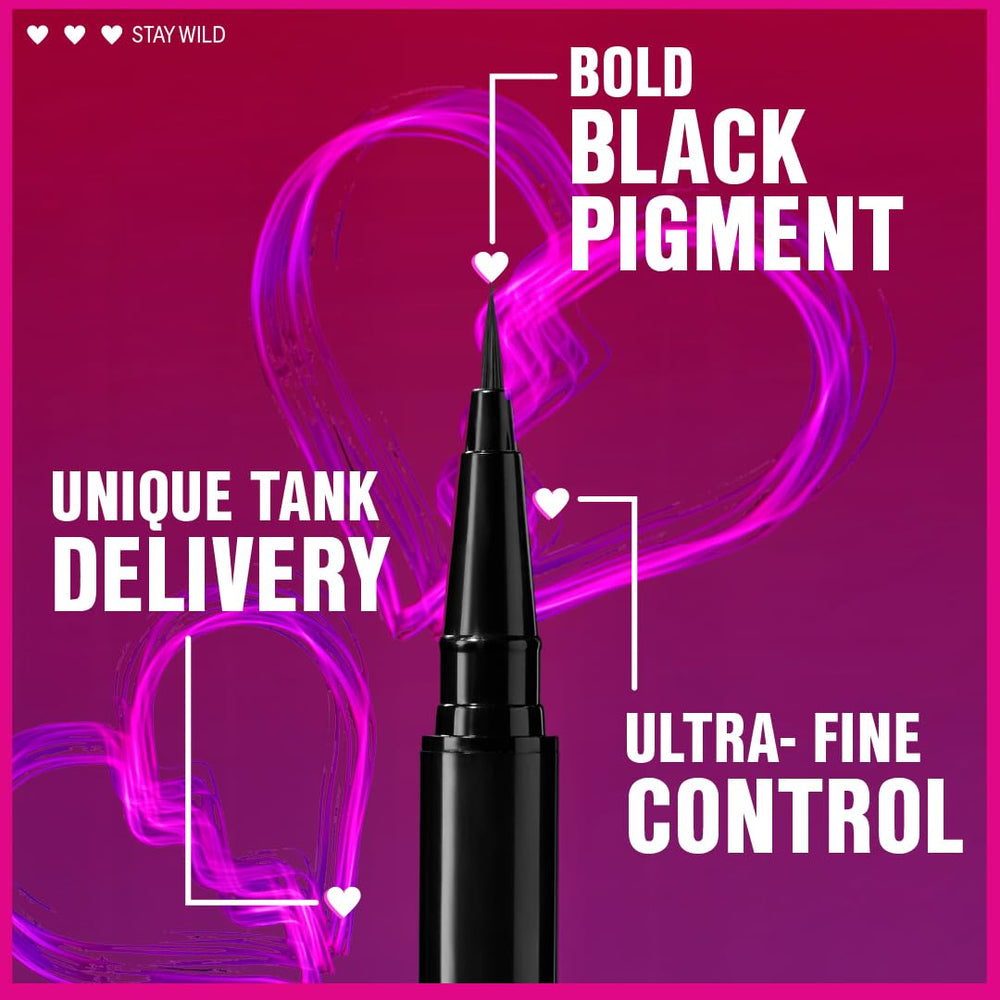 wet n wild Mega Last Eyeliner bold black pigment for dramatic definition