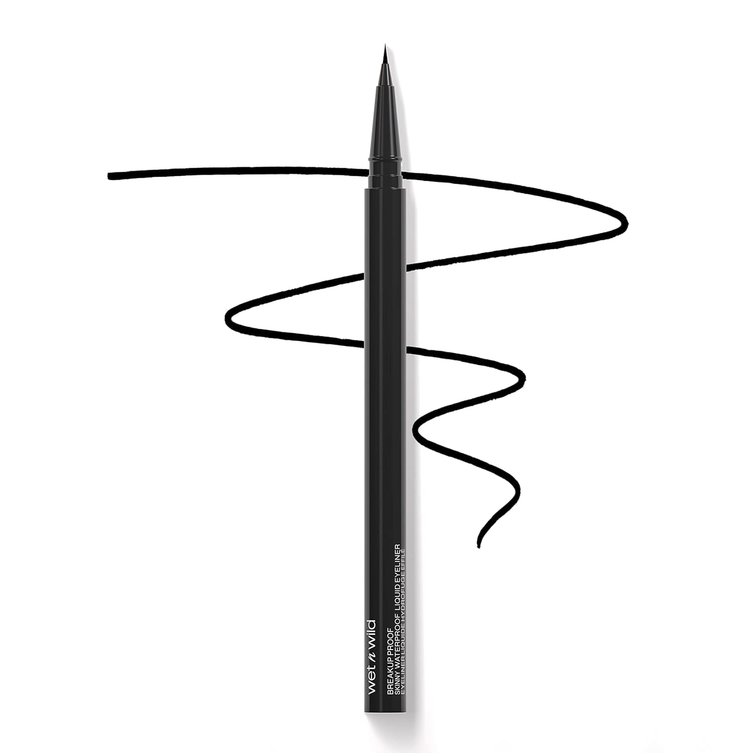 wet n wild Mega Last Breakup Proof Eyeliner with ultra-fine brush for precise lines