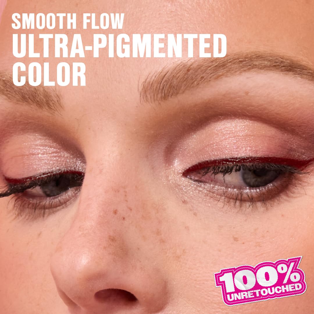 wet n wild Mega Last Breakup Proof eyeliner waterproof wear test on eye area