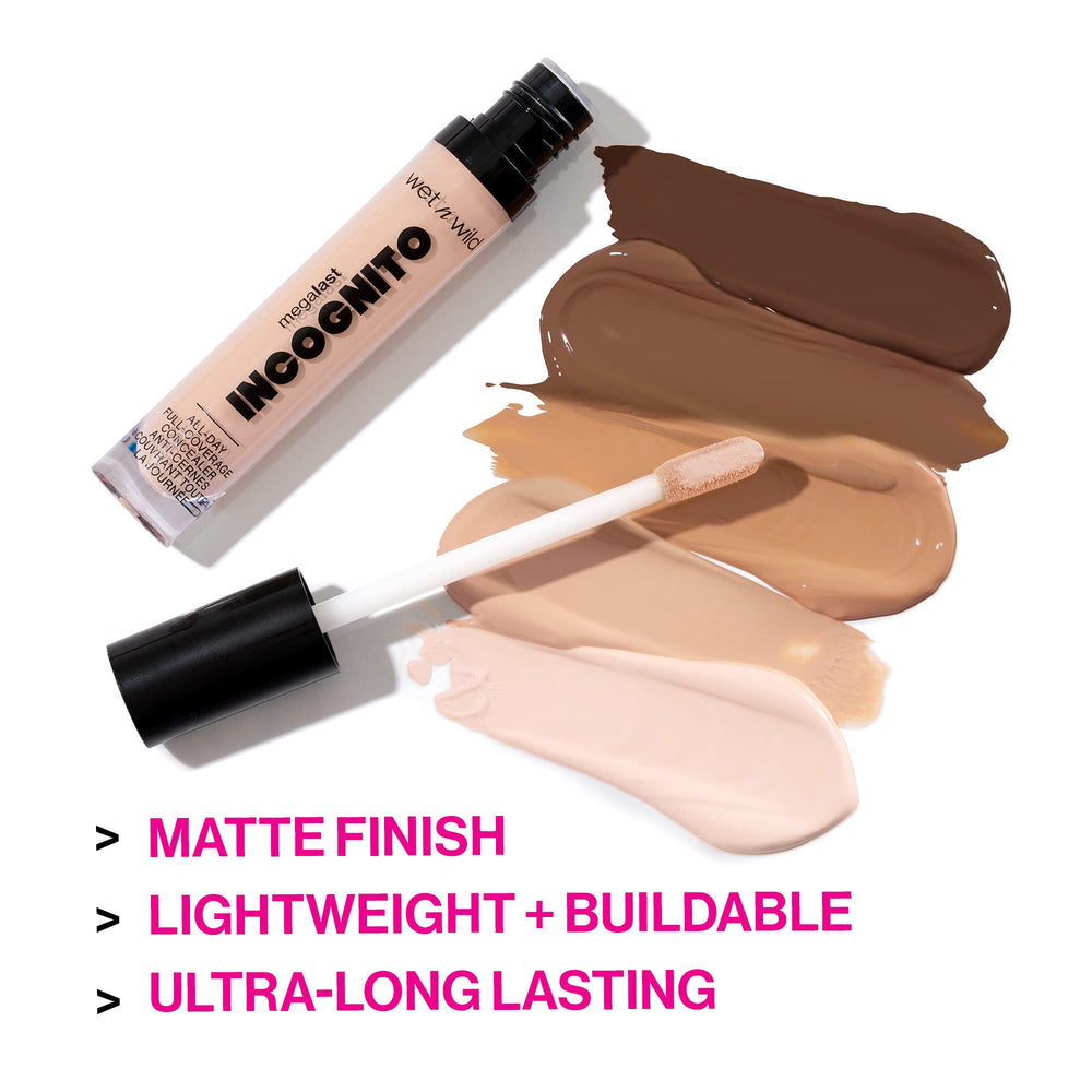 wet n wild Mega Last Incognito concealer applicator for precise, even application.
