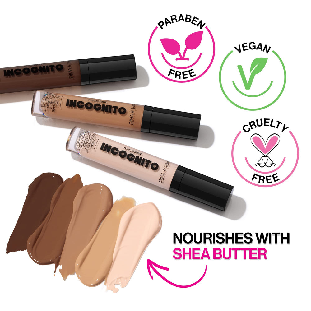 wet n wild Mega Last Incognito Concealer blemish coverage test.