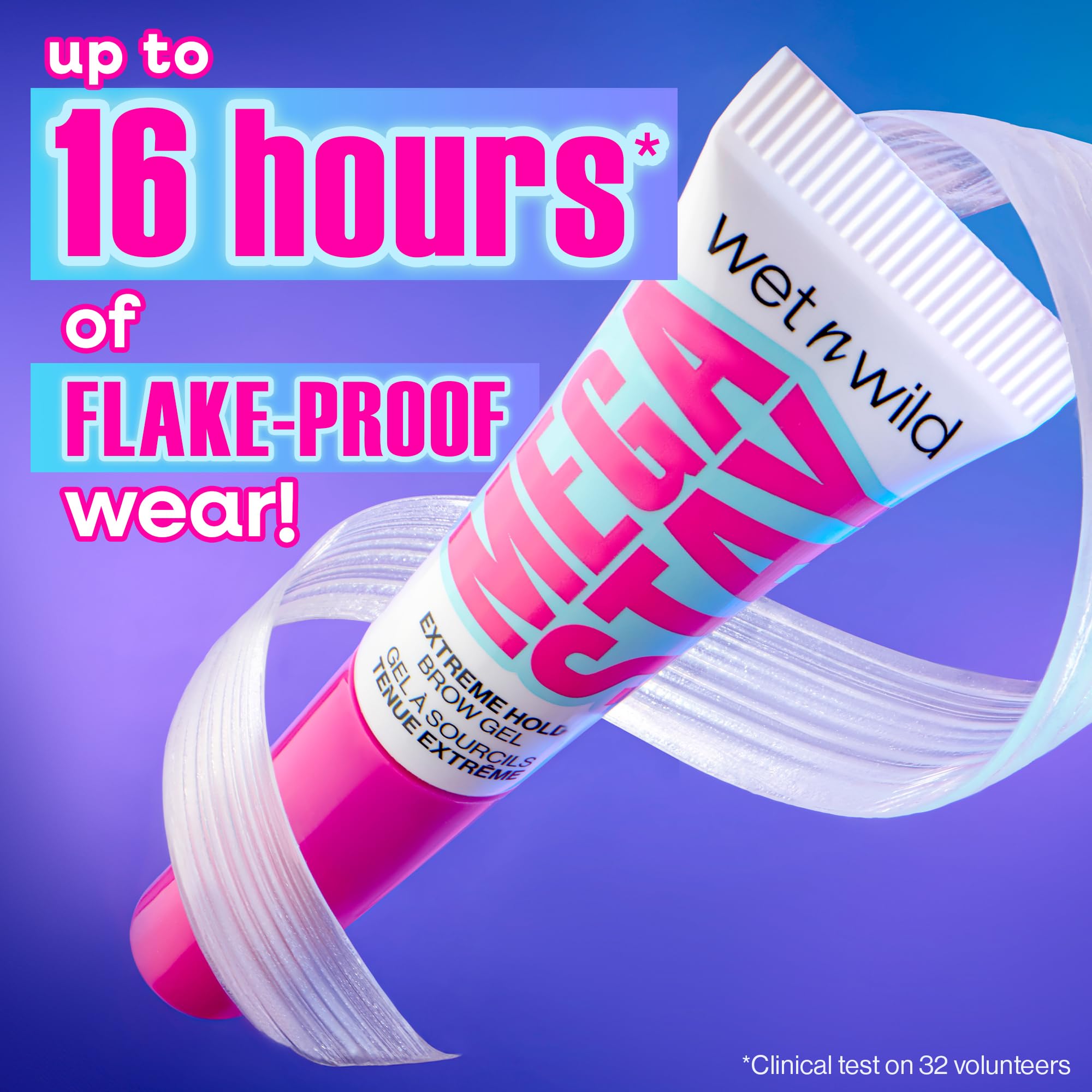 Wet n Wild Mega Stay Extreme Hold Brow Gel packaging shot for everyday use