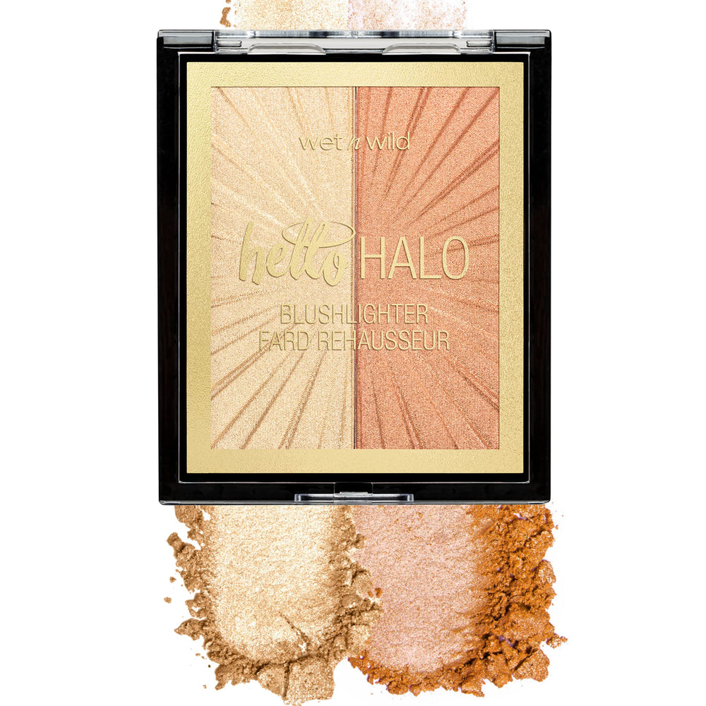 wet n wild MegaGlo Blushlighter duo open for soft sculpting and radiant glow