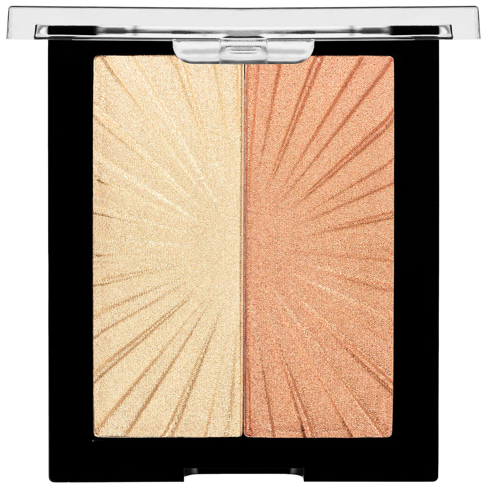 wet n wild MegaGlo Blushlighter soft pink shade swatch on cheek