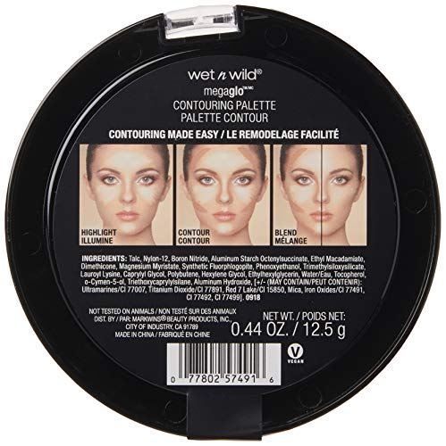 Open compact reveals dual contour and highlight powders for sculpting.