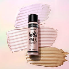 Aplicación ligera con Wet n Wild MegaGlo Hello Halo para un toque suave.