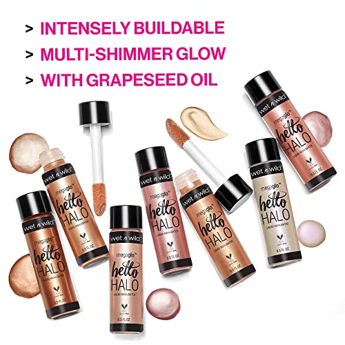 Polvos perlados en Wet n Wild MegaGlo Hello Halo para un resplandor multidimensional.
