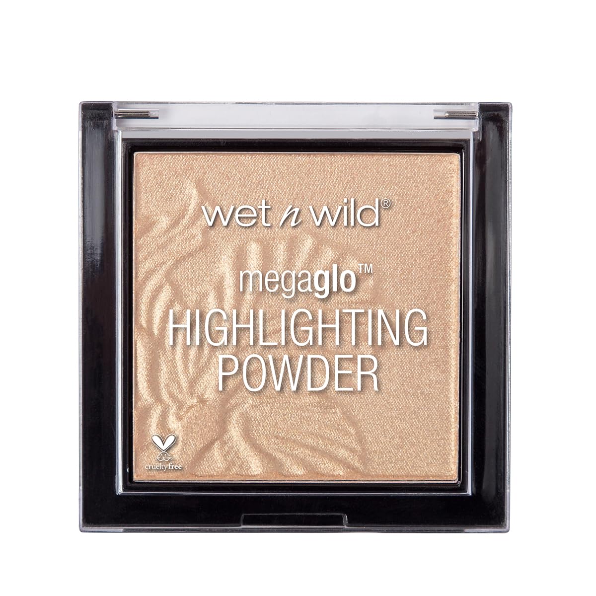 Wet n Wild MegaGlo warm gold compact swatch for radiant glow.