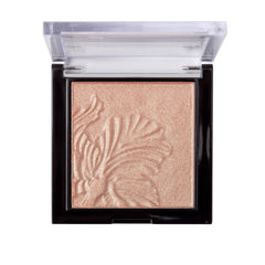 MegaGlo highlighting powder cheek swatch showing warm pink shimmer and glow.