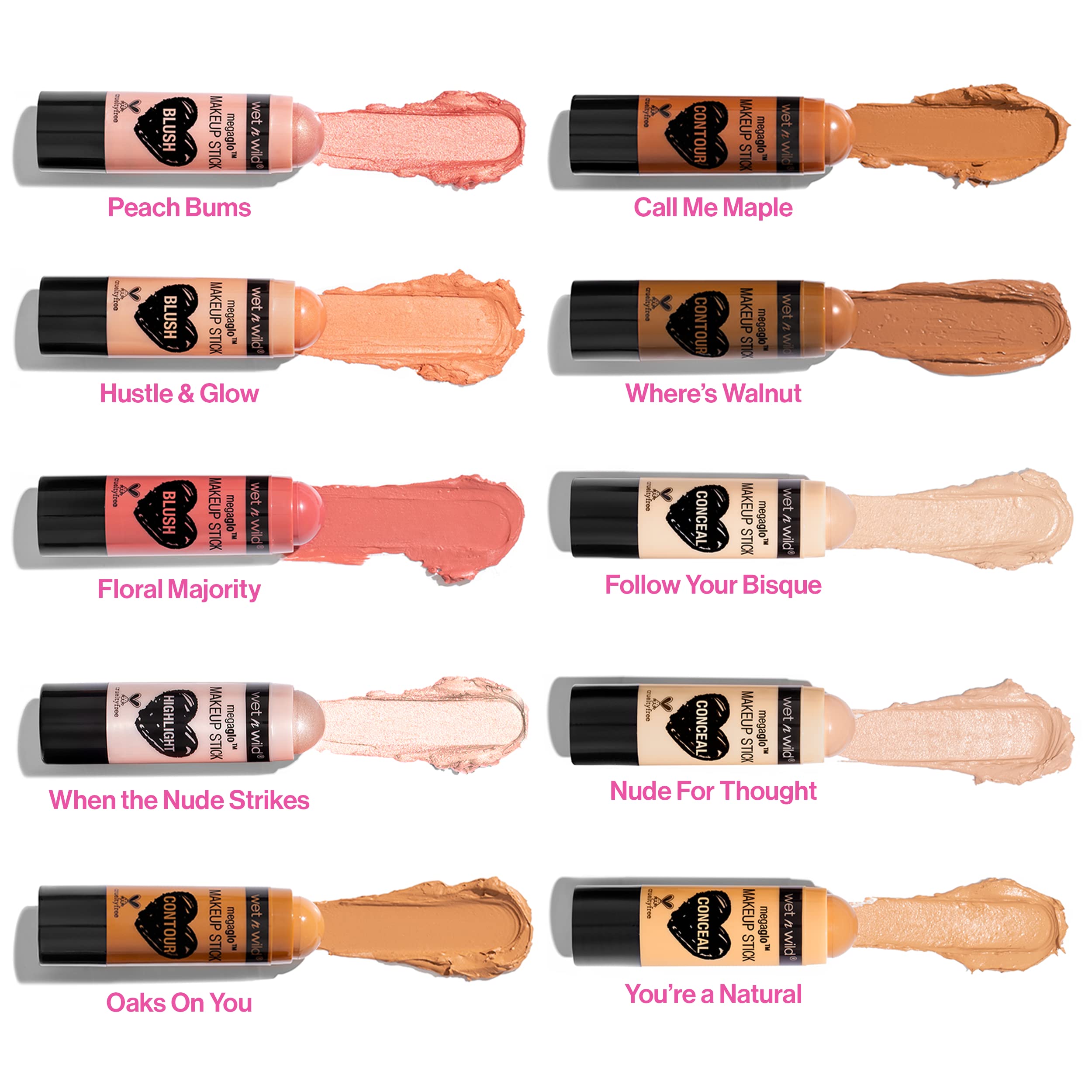wet n wild MegaGlo makeup stick retractable cap keeps the tip protected