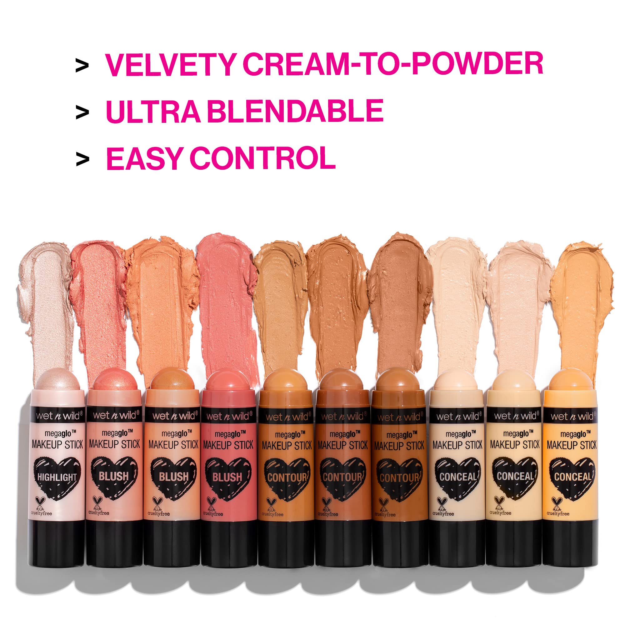 Wet n Wild MegaGlo makeup stick multiuse color for eyes cheeks lips.