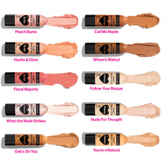 Wet n Wild MegaGlo makeup stick velvety finish blends easily for seamless color.