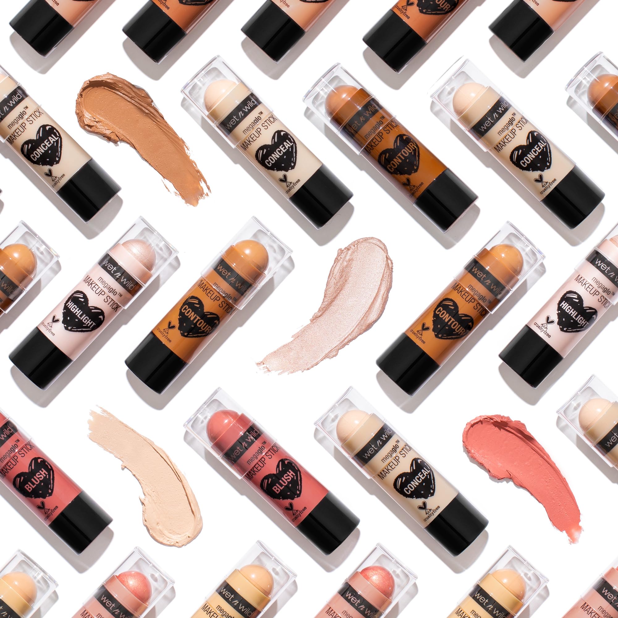 Wet n Wild MegaGlo makeup stick enriched with Vitamin E for radiant skin look.